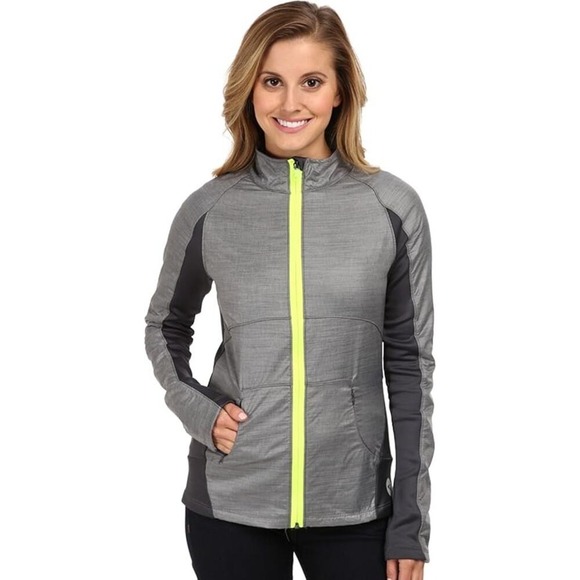Roxy Outdoor Fitness Juniors‎ Breakline Raglan Jacket - Graphite S EUC - Picture 1 of 13
